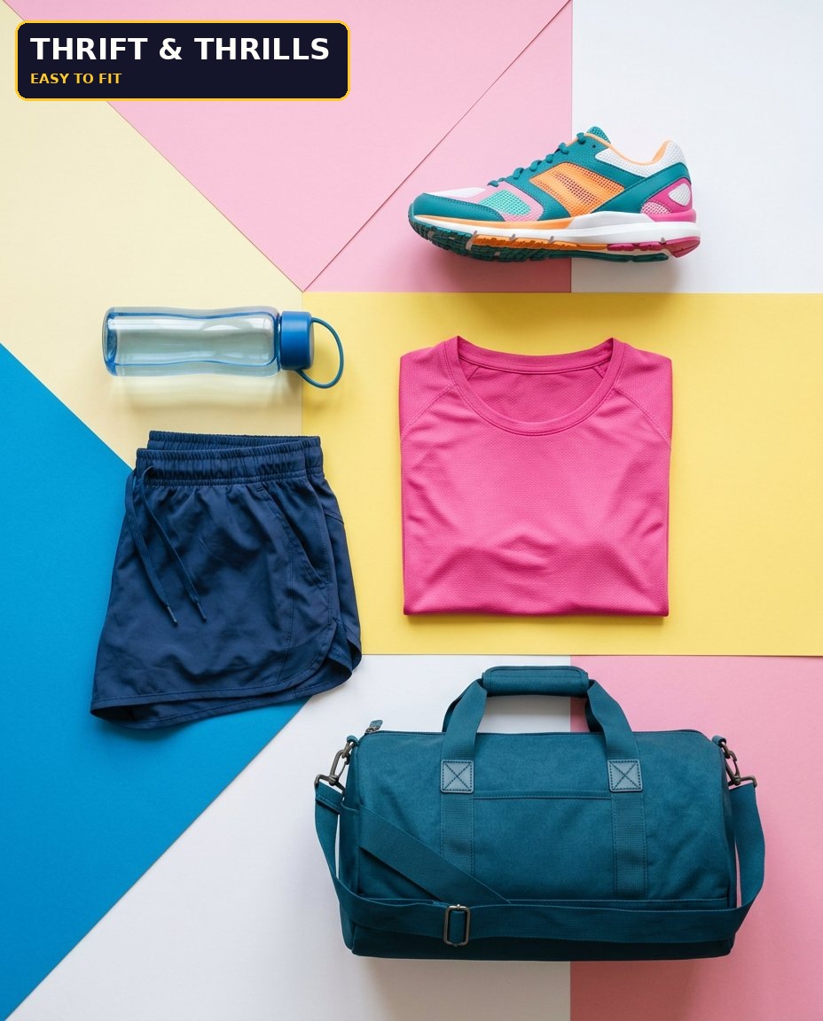 Premium pink and yellow activewear styling