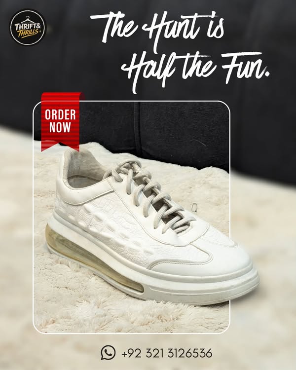 White sneaker from the current collection